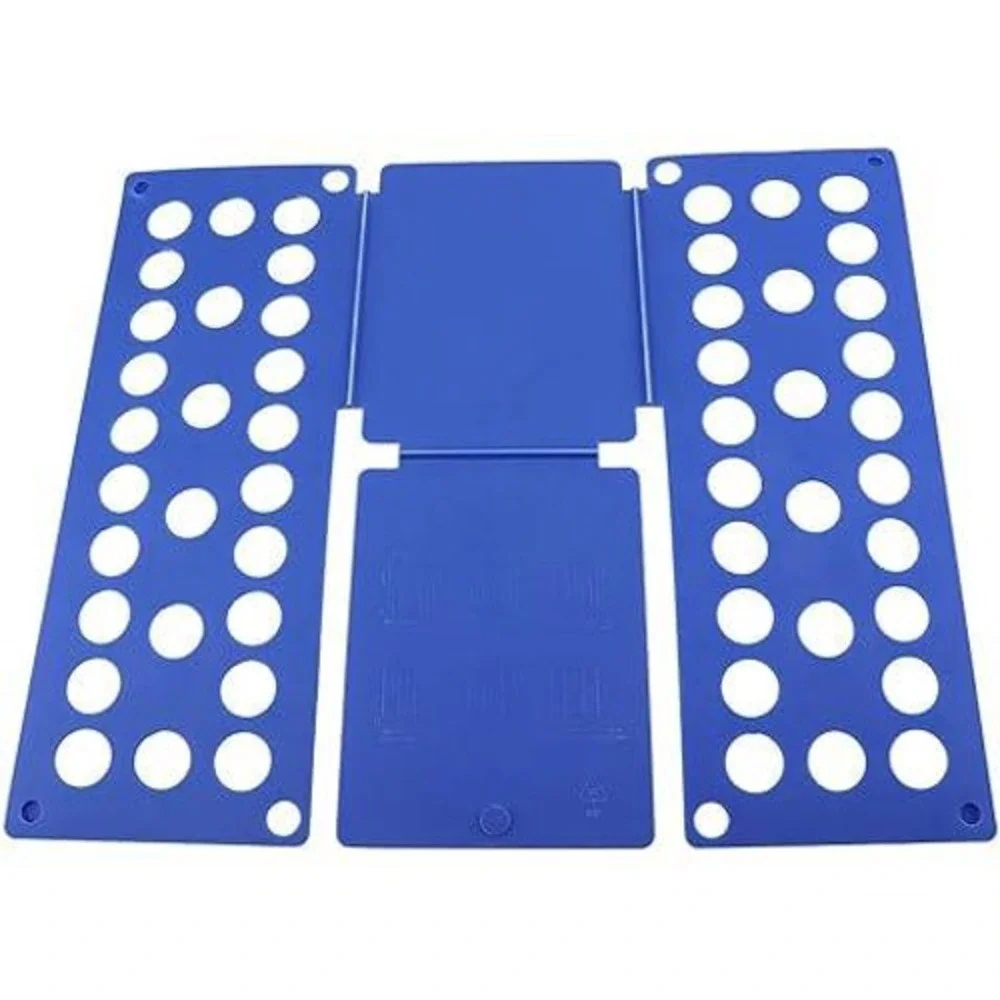 Set of 2 t shirt clothing shirt folding tool fold folder flip flap blue black